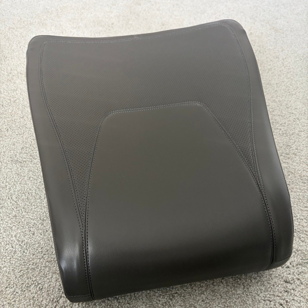 Ready Rocker Portable Rocking Chair Charcoal Gray Vegan Leather Rocker - Picture 3 of 6